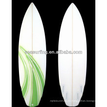 2017 VENTA CALIENTE tabla de surf fuerte y más liviana / tabla de surf de tela de fibra de vidrio / tabla de surf de fibra de vidrio corta personalizada